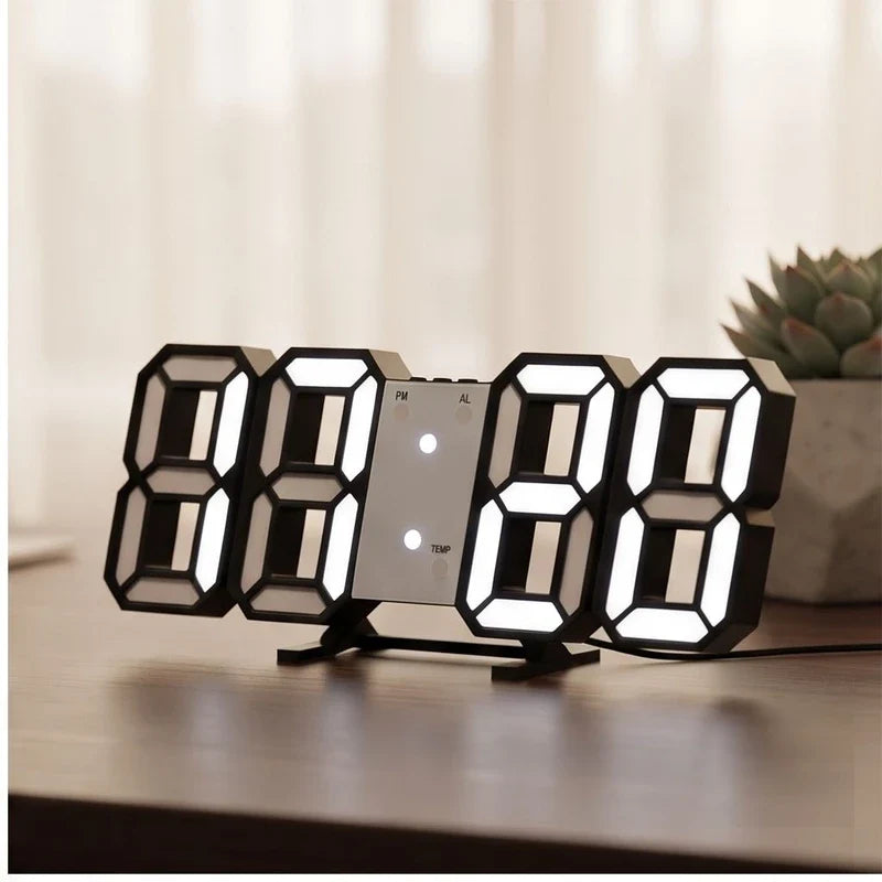 White clock styled in a warm home setting