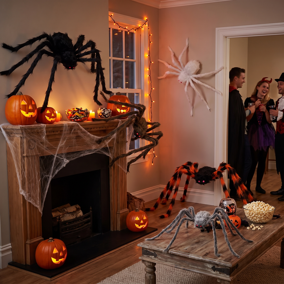 Arachna Giant Plush Spider Outdoor Decoration