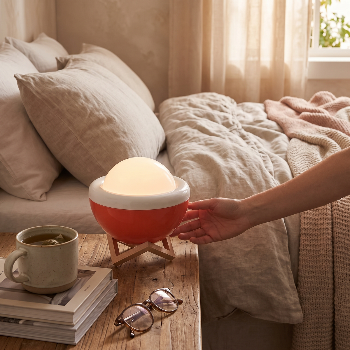 Beacon Dimmable LED Globe Table Lamp