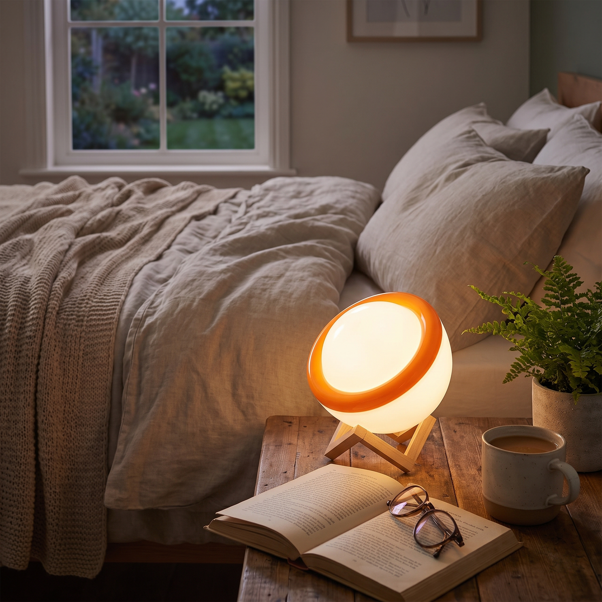 Beacon Dimmable LED Globe Table Lamp