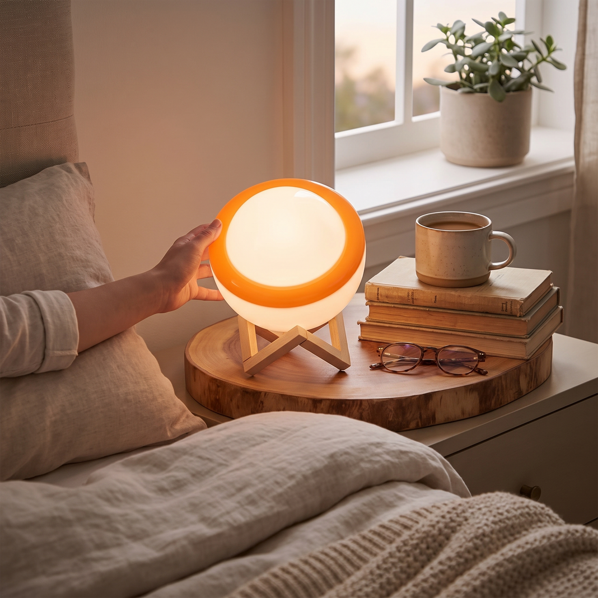 Beacon Dimmable LED Globe Table Lamp