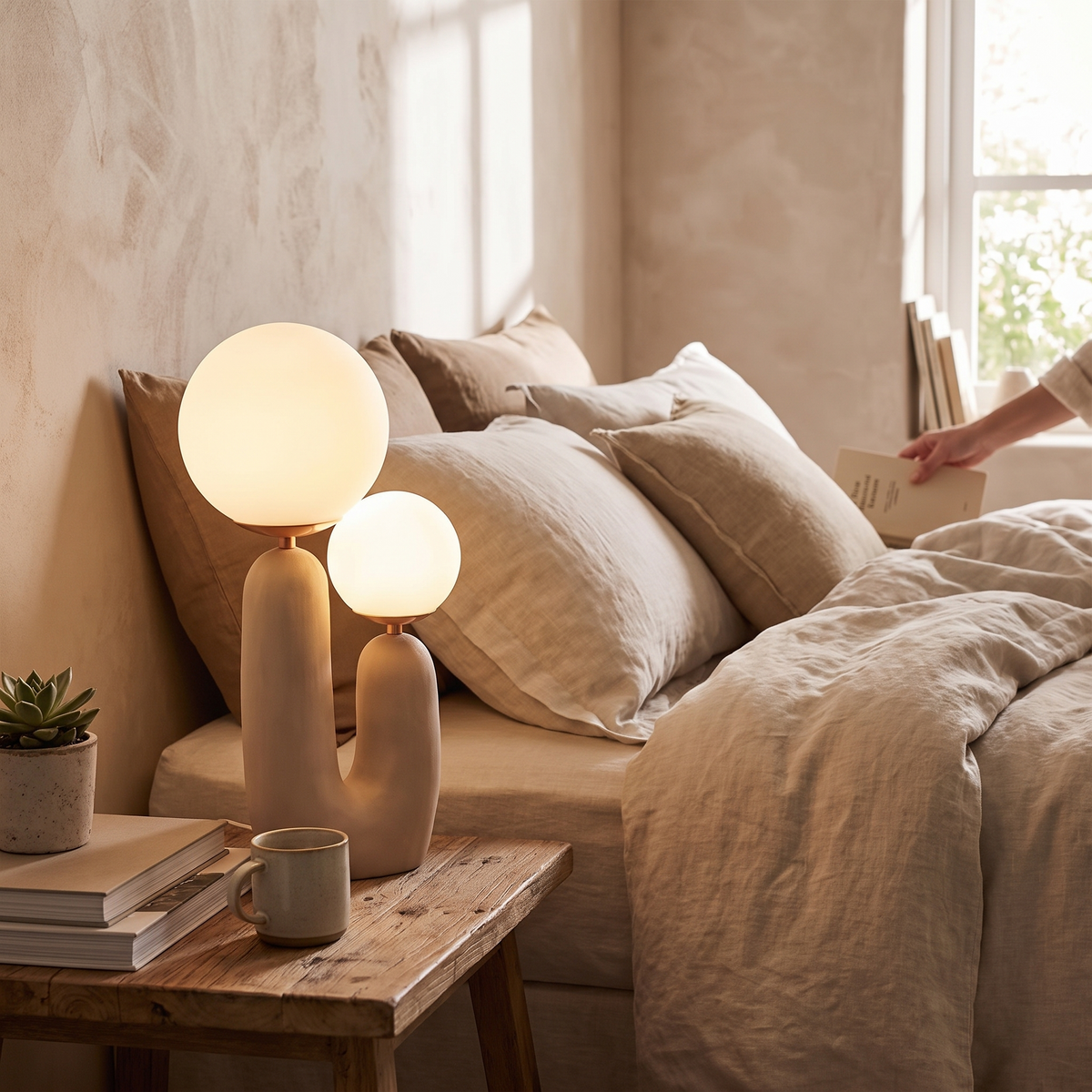 Ambra Dual Globe Table Lamp