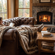 Harlow Plush Fur Throw Blanket