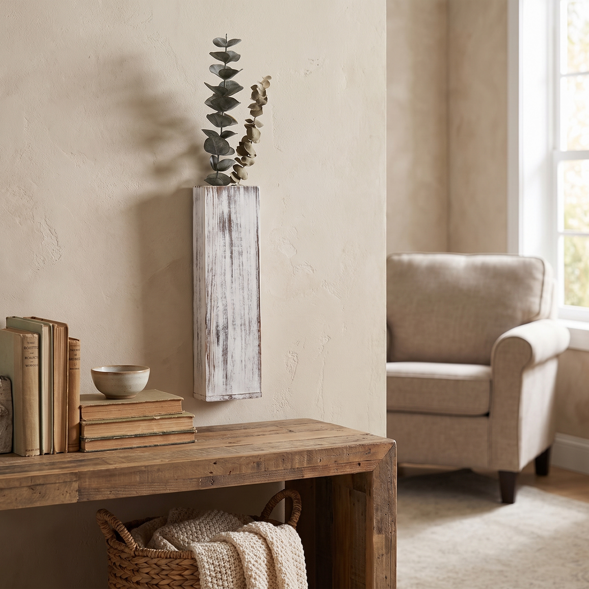Wooden Vertical Wall Planters