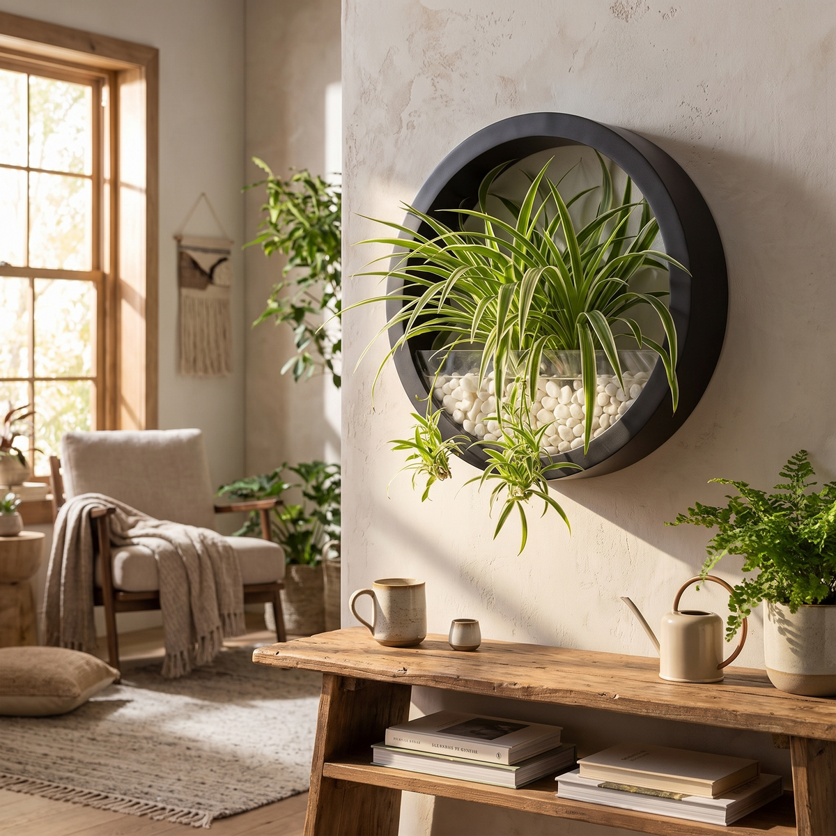 Corban Circular Wall Planter