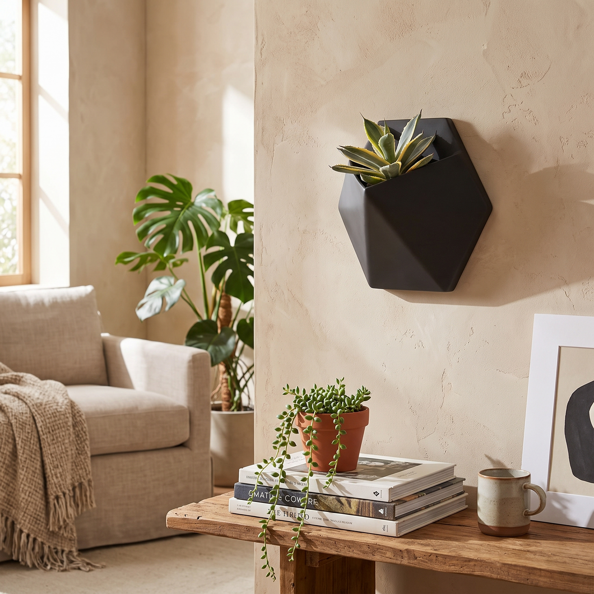 Vertex Metal Wall Planters