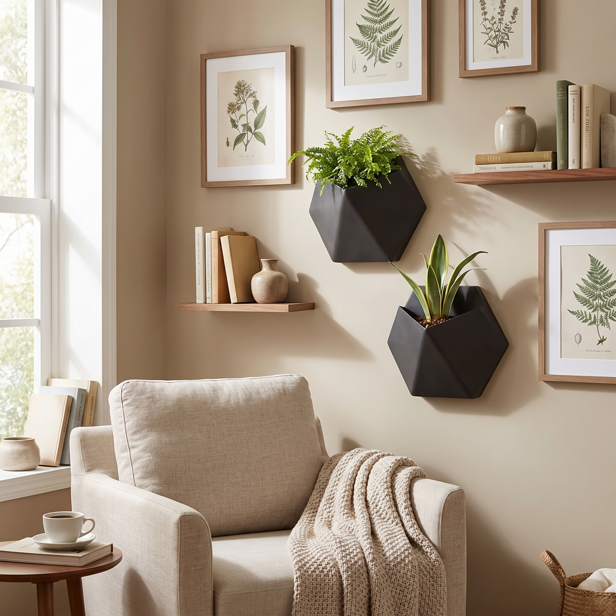 Vertex Metal Wall Planters