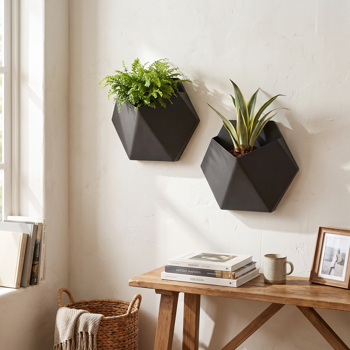 Vertex Metal Wall Planters
