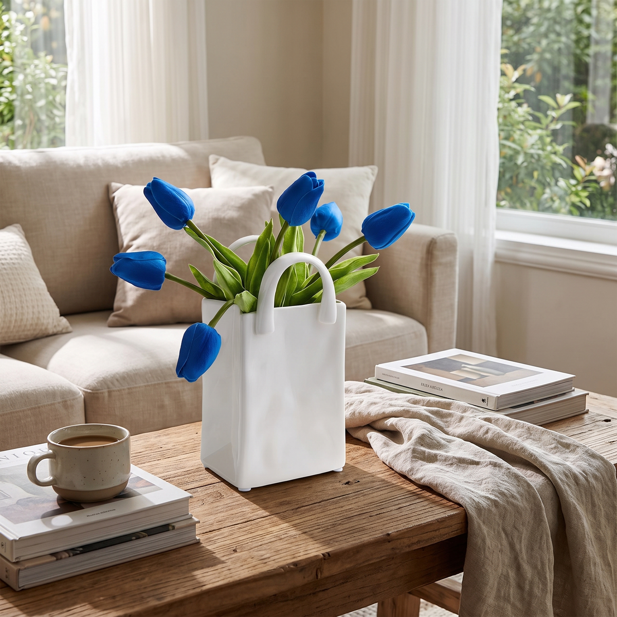 Clarice Ceramic Handbag Vase