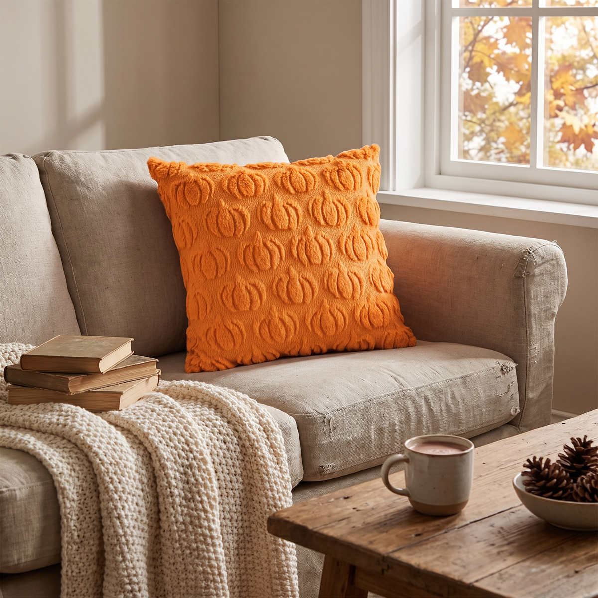 Fall Pumpkin Pillow Covers
