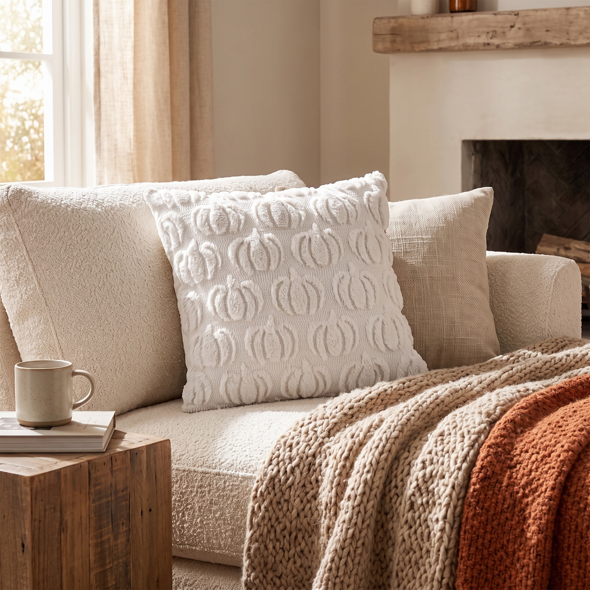 Fall Pumpkin Pillow Covers