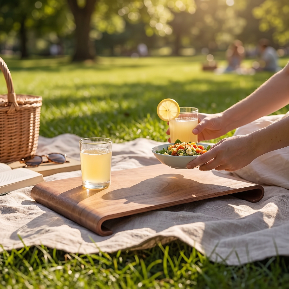 Kenji Walnut Serving Tray