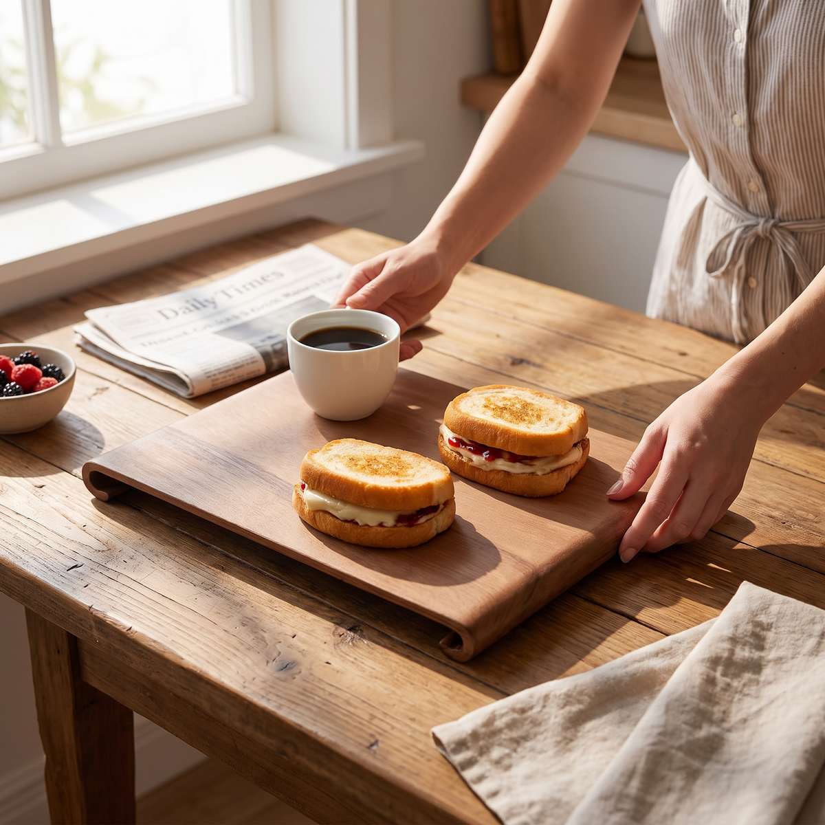 Kenji Walnut Serving Tray