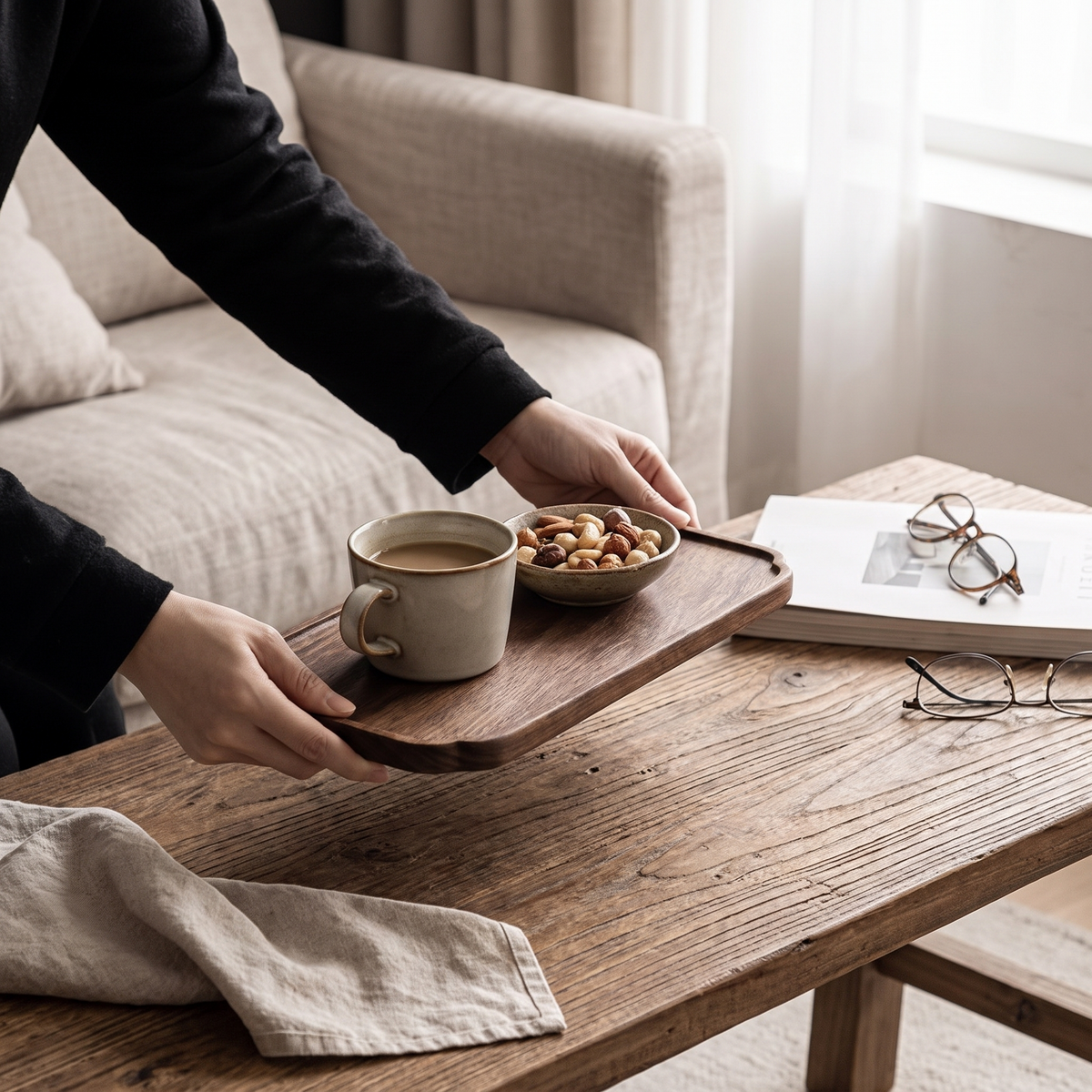 Halcyon Wooden Serving Trays
