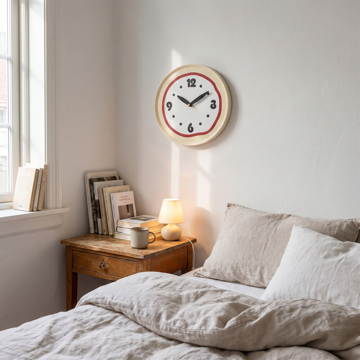 Cartoon Warped Wall Clock