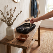 Trellis Woven Storage Tray