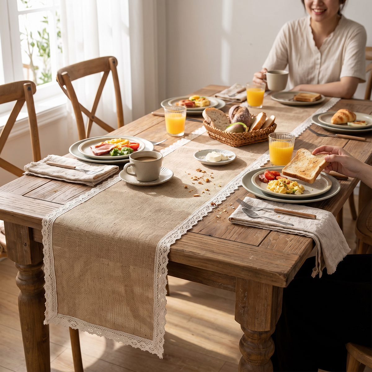Rhoswen Linen Table Runners