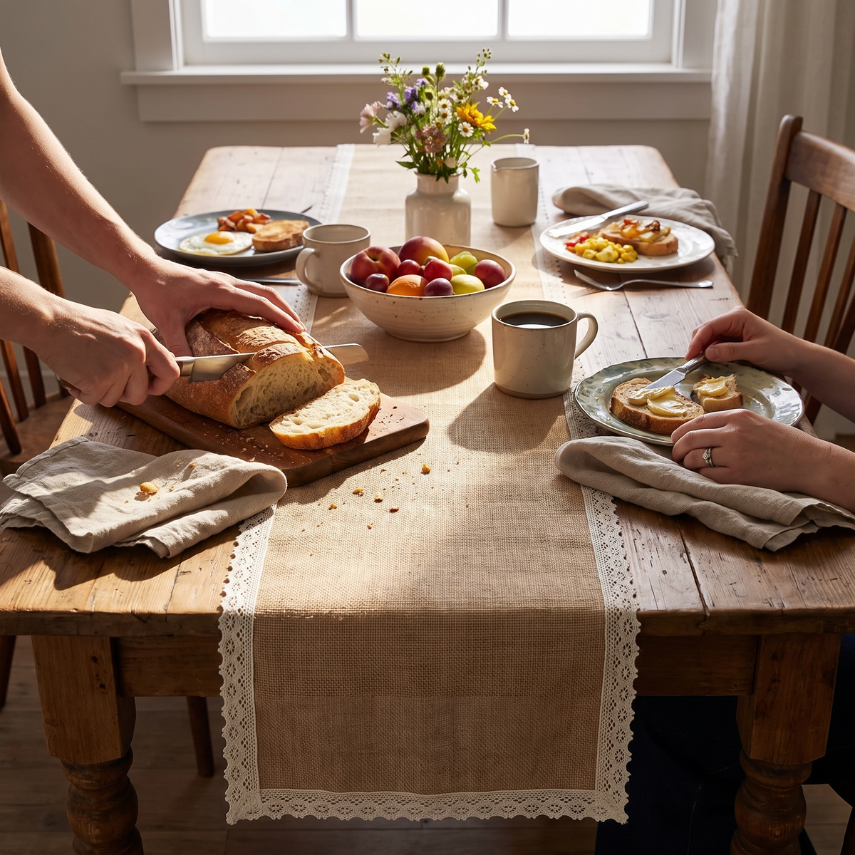 Rhoswen Linen Table Runners