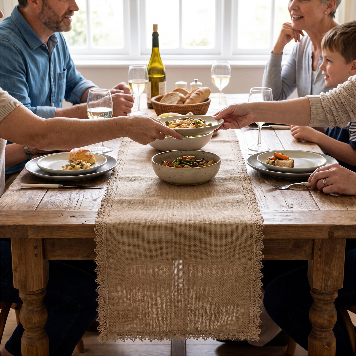 Rhoswen Linen Table Runners