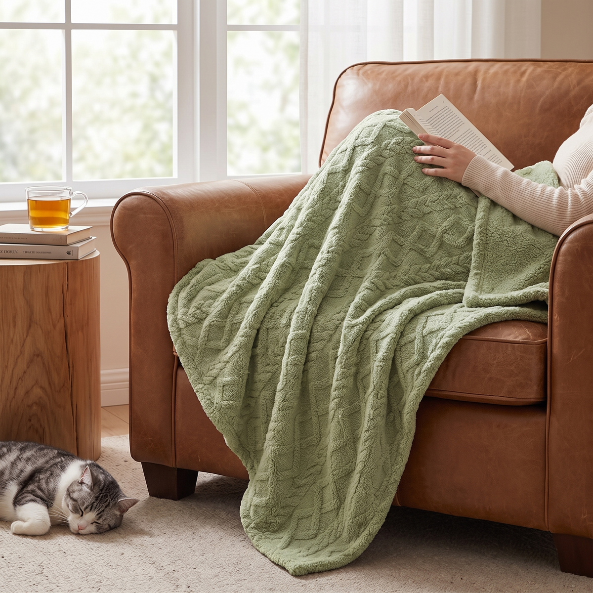 Solara Quilted Fleece Throw Blanket