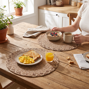 Kestrel Round Jute Woven Placemats