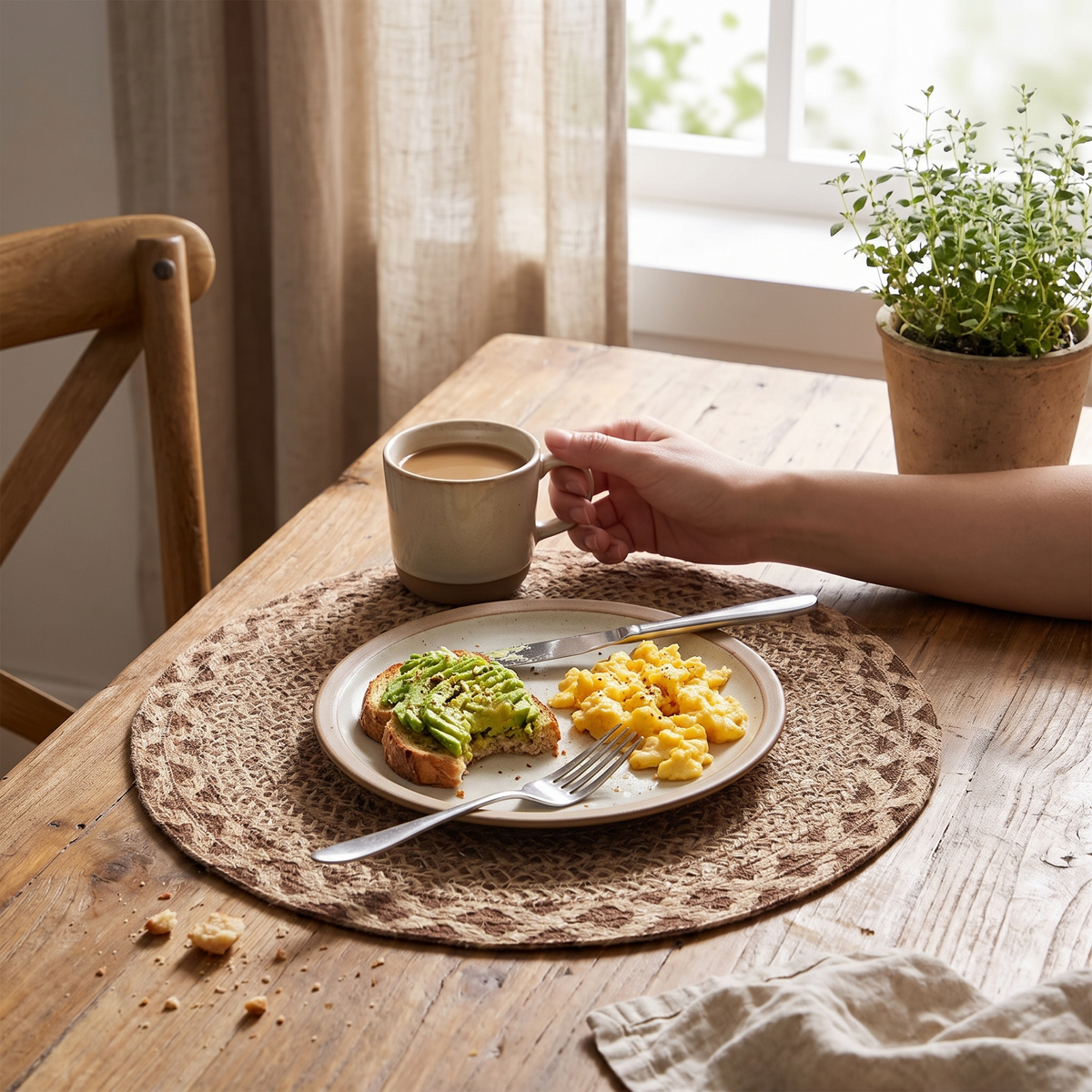 Kestrel Round Jute Woven Placemats