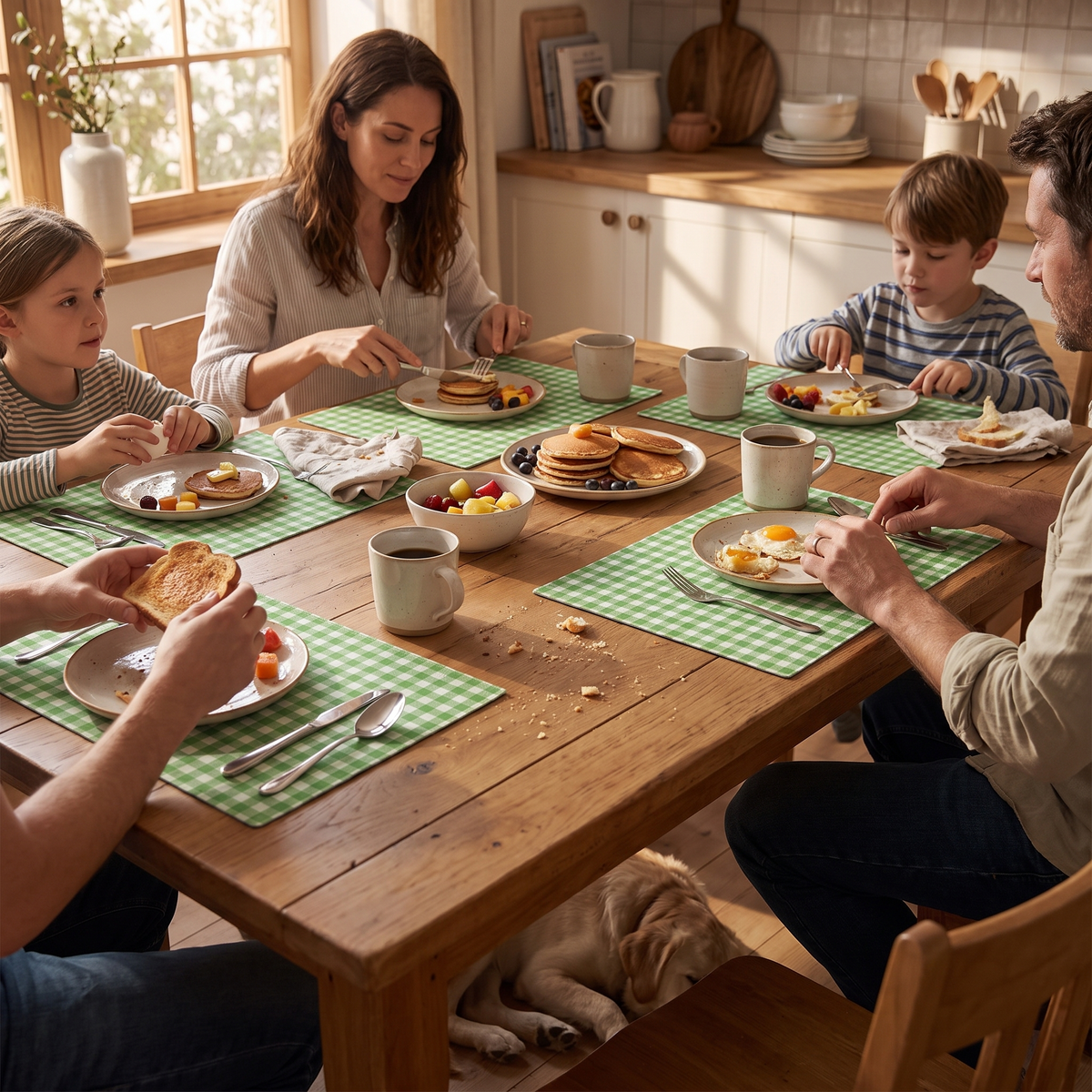 Rivington Linen Checkered Placemats
