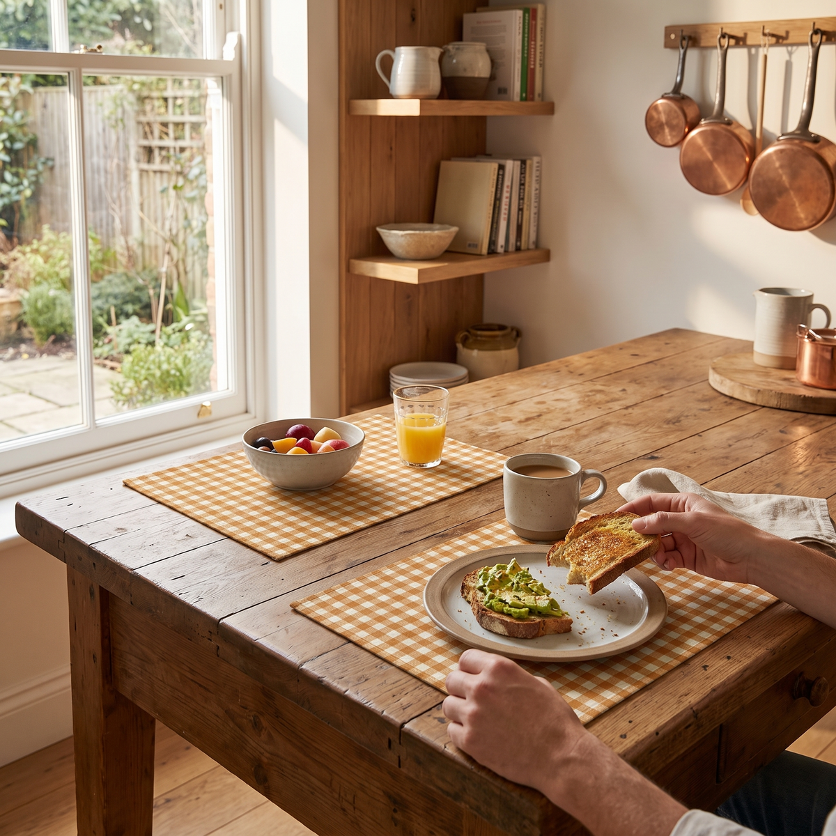 Rivington Linen Checkered Placemats