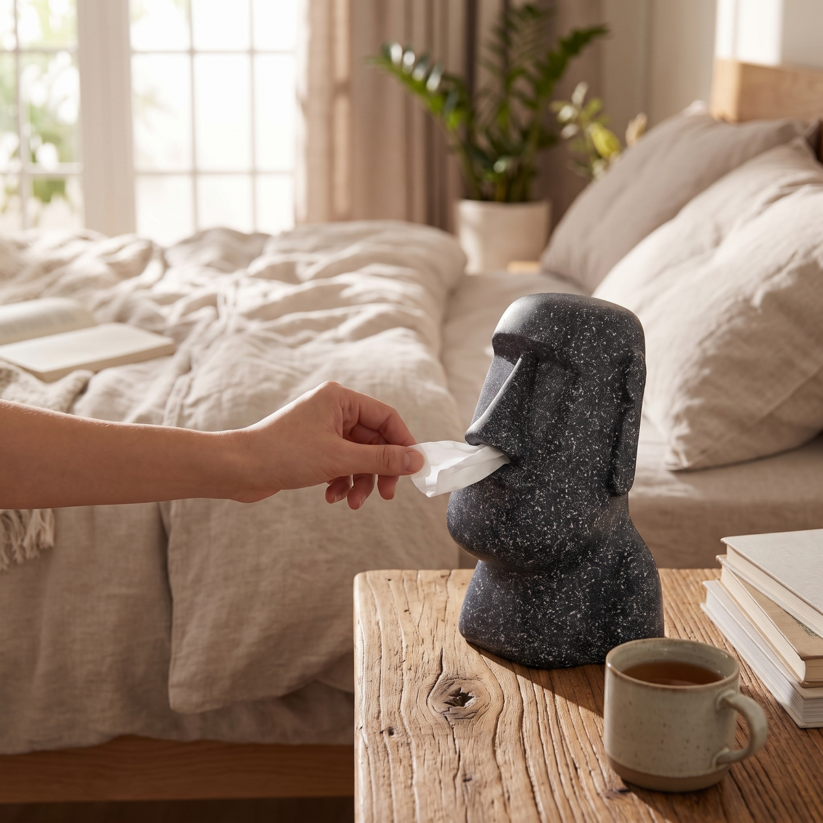 Easter Island Tissue Box