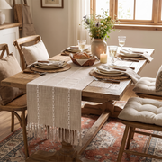 Kinley Rustic Linen Table Runner