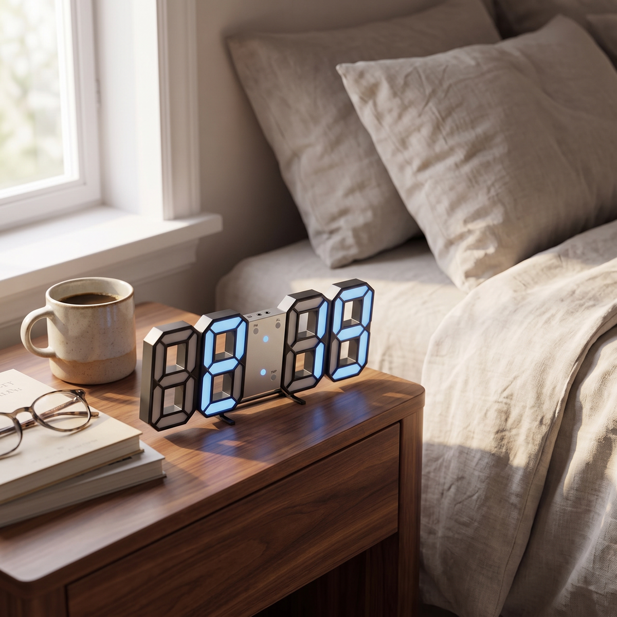 Axiom 3D LED Digital Desk Clock