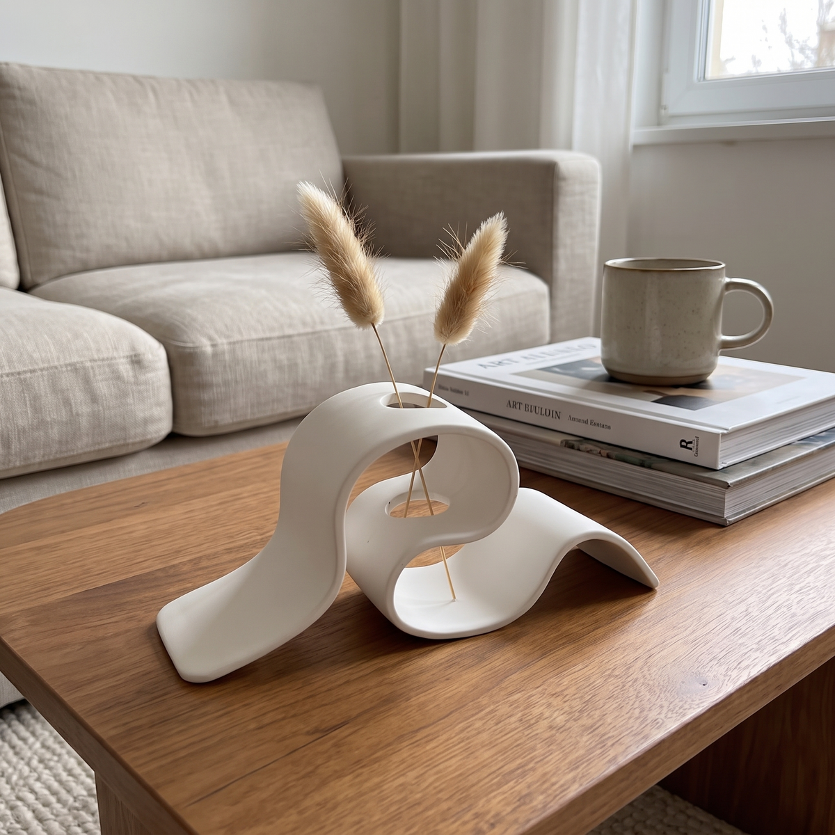 Kintsu Sculptural Ribbon Vase