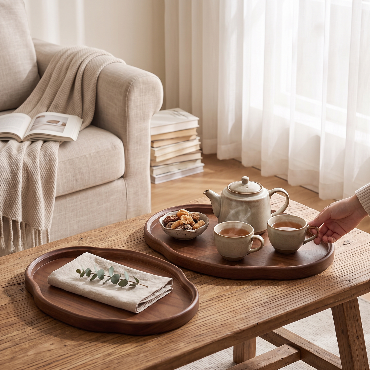 Ridley Wood Serving Tray