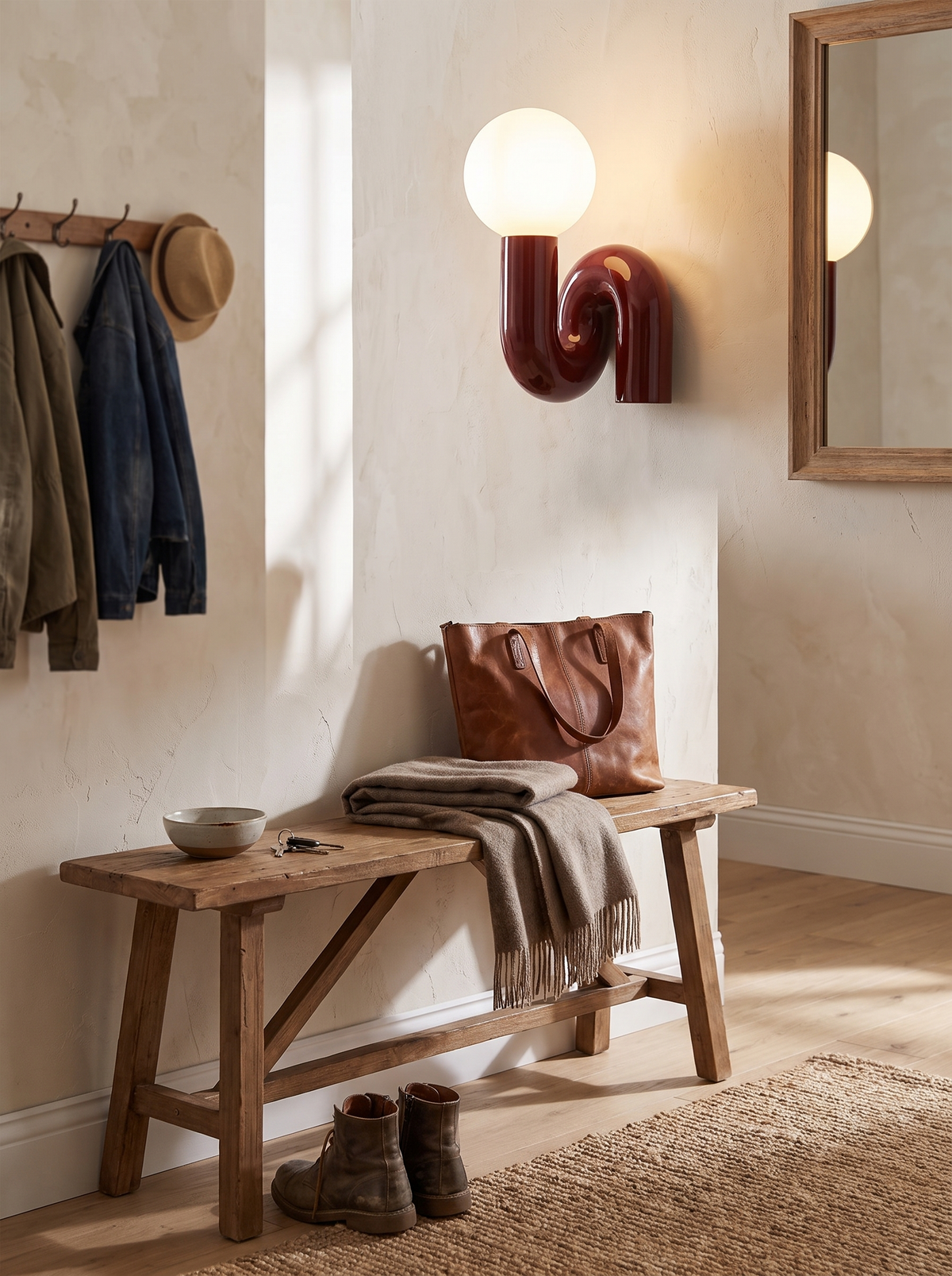 Orbis Sculptural Bronze Base Globe Table Lamp lifestyle image 3