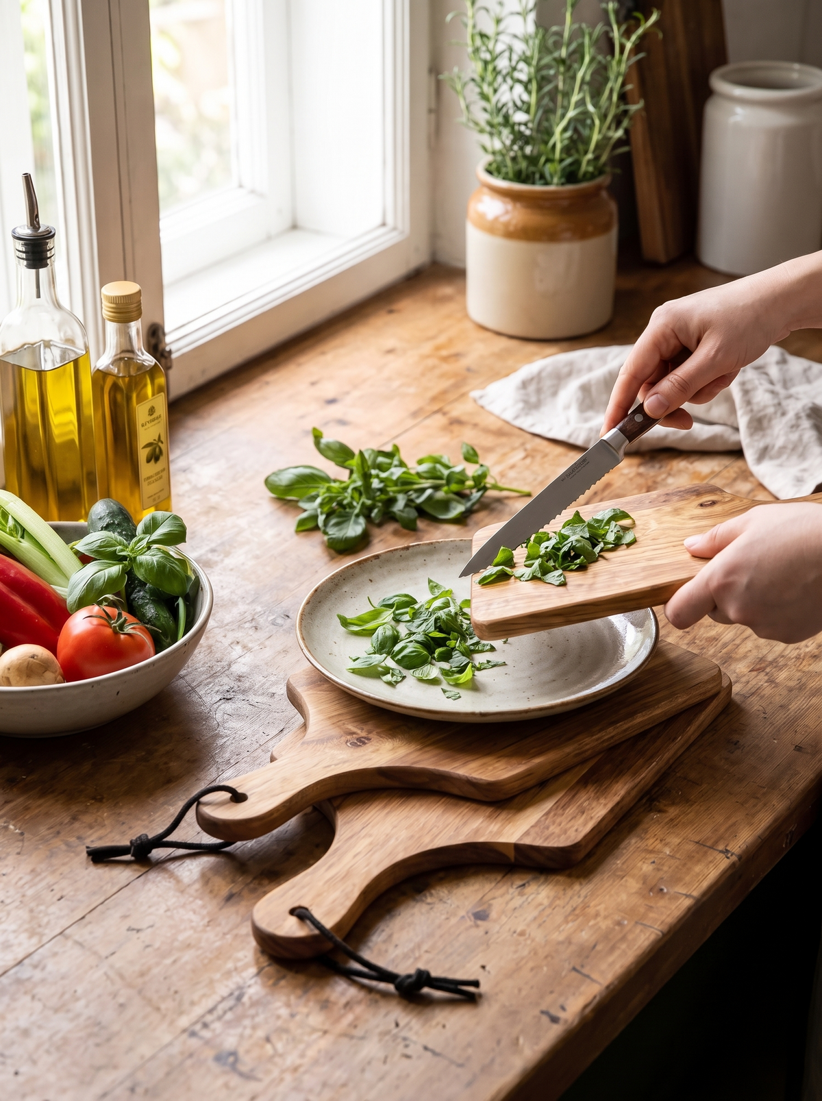 Oakridge Acacia Mini Cutting Boards, 3-Piece Set lifestyle image 3